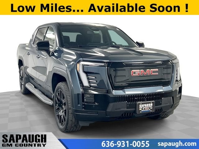 Deep Ocean Metallic 2026 GMC Sierra EV Elevation Crew Cab (Extended Range) e4WD Pickup Truck All-Wheel Drive Automatic