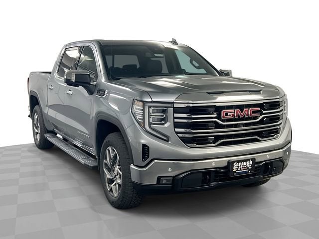 Sterling Metallic 2026 GMC Sierra 1500 SLT Crew Cab 4WD Pickup Truck Four-Wheel Drive Automatic