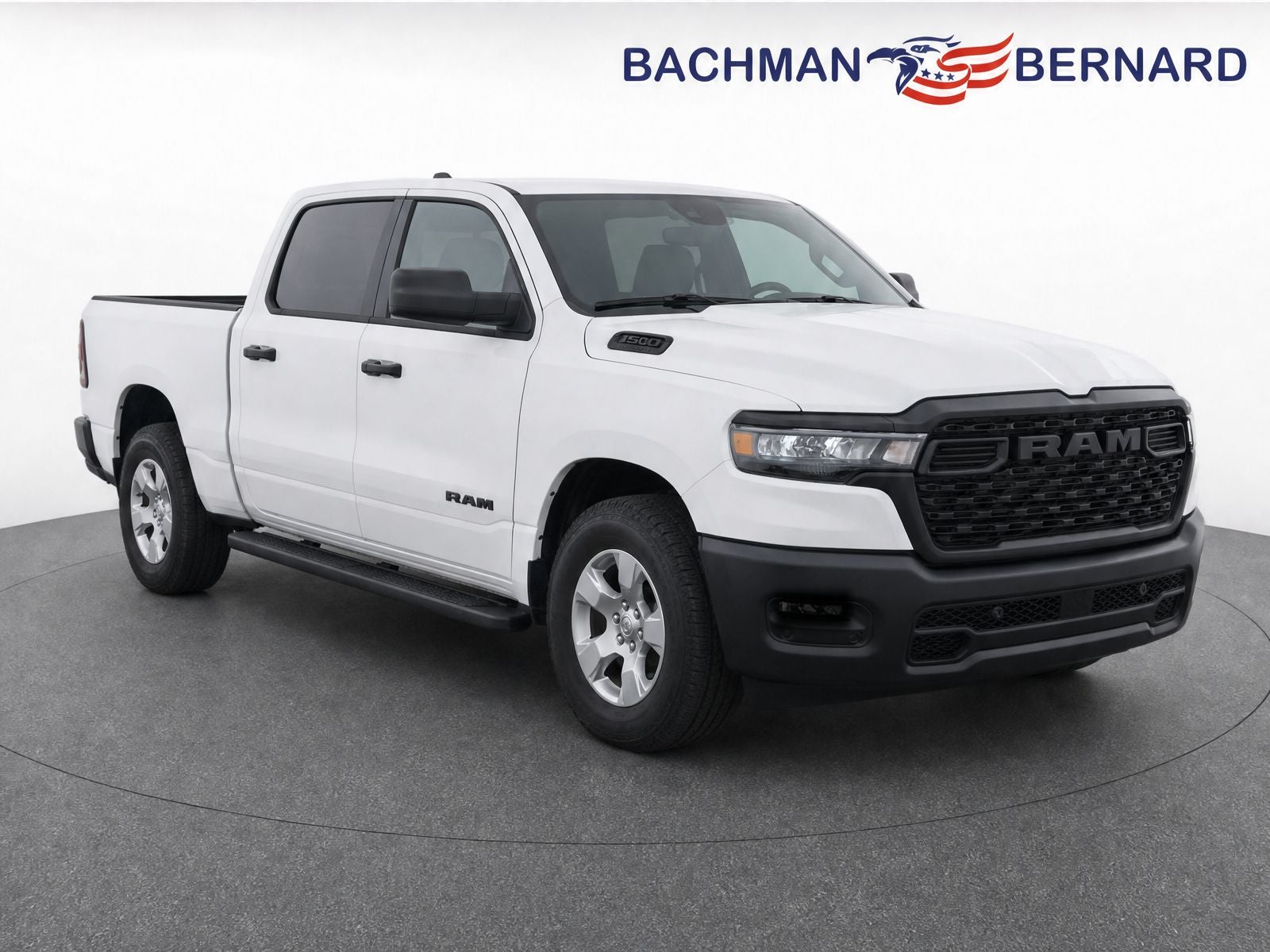 White 2025 RAM 1500 Pickup Truck Four-Wheel Drive Automatic