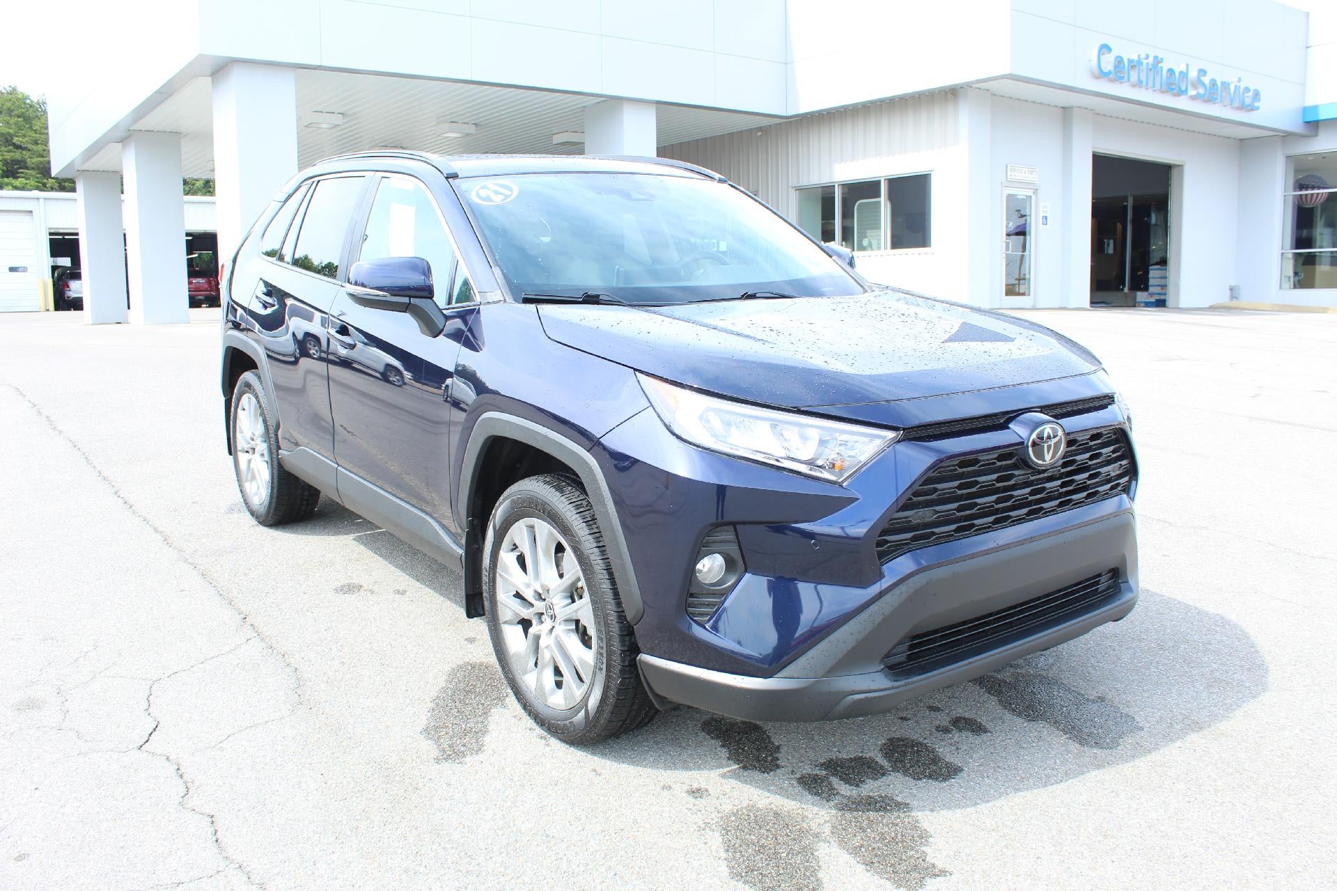 Blue 2021 Toyota RAV4 SUV / Crossover All-Wheel Drive Automatic