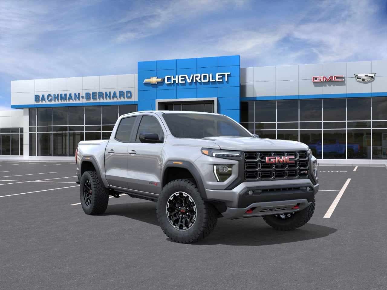 Sterling Metallic 2026 GMC Canyon AT4 Crew Cab 4WD Pickup Truck Four-Wheel Drive Automatic