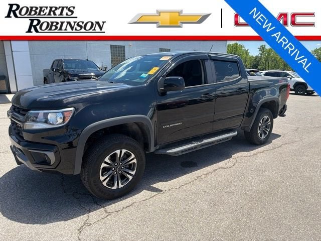 Black 2021 Chevrolet Colorado Z71 Crew Cab 4WD Pickup Truck Four-Wheel Drive Automatic