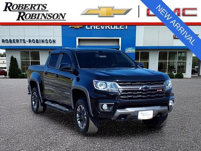 Black 2021 Chevrolet Colorado Pickup Truck Four-Wheel Drive Automatic