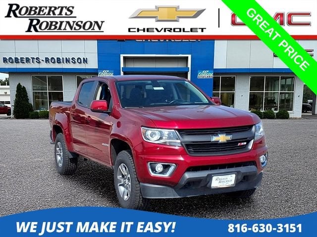 Cajun Red Tintcoat 2018 Chevrolet Colorado Pickup Truck Four-Wheel Drive Automatic