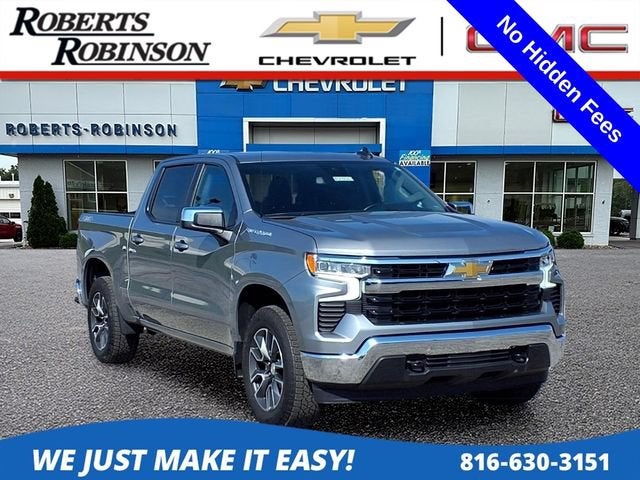 Sterling Gray Metallic 2023 Chevrolet Silverado 1500 Pickup Truck Four-Wheel Drive Automatic