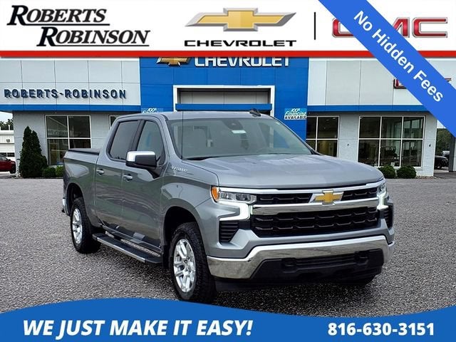 Sterling Gray Metallic 2023 Chevrolet Silverado 1500 Pickup Truck Four-Wheel Drive Automatic