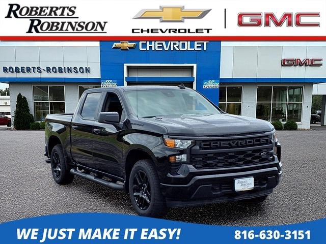 Black 2026 Chevrolet Silverado 1500 Pickup Truck Four-Wheel Drive Automatic