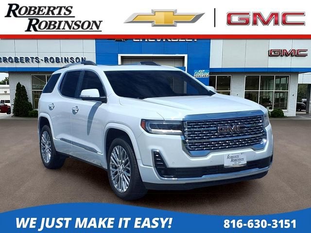 Summit White 2020 GMC Acadia Denali AWD SUV / Crossover Four-Wheel Drive Automatic