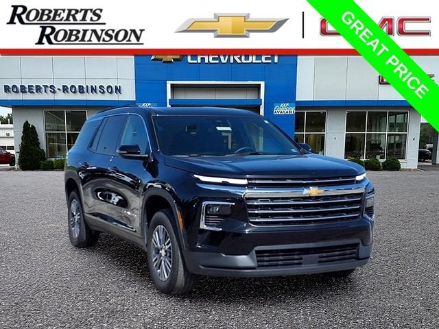 Mosaic Black Metallic 2025 Chevrolet Traverse SUV / Crossover Four-Wheel Drive Automatic