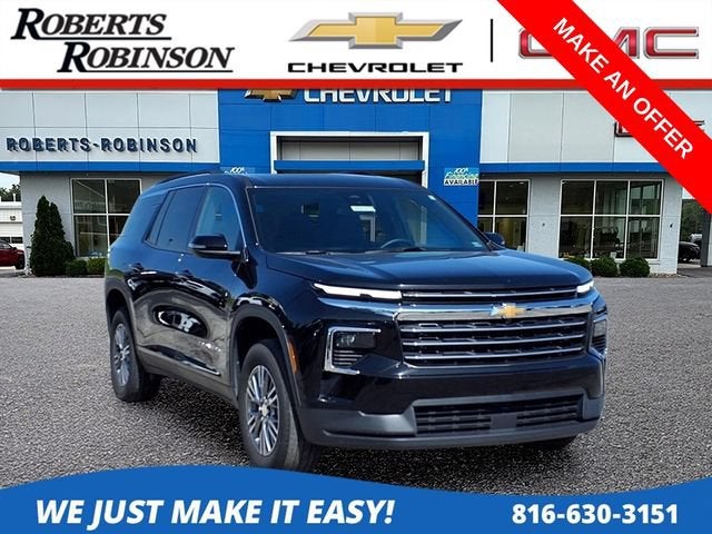 Mosaic Black Metallic 2025 Chevrolet Traverse SUV / Crossover Four-Wheel Drive Automatic