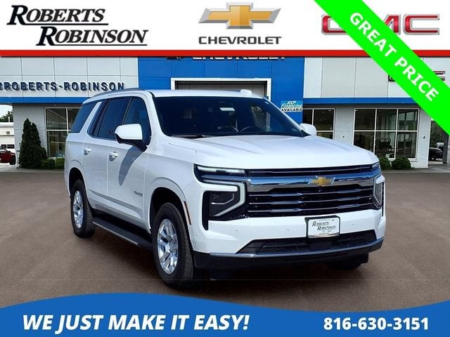 Summit White 2025 Chevrolet Tahoe SUV / Crossover Four-Wheel Drive Automatic