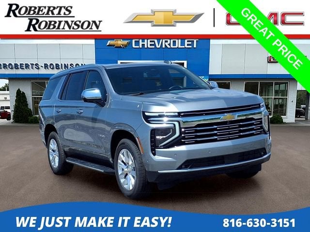 Sterling Gray Metallic 2025 Chevrolet Tahoe Premier 4WD SUV / Crossover Four-Wheel Drive Automatic