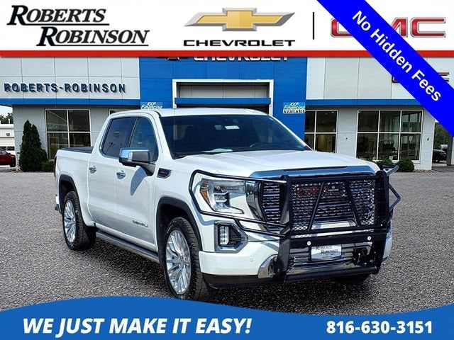 White Frost Tricoat 2019 GMC Sierra 1500 Pickup Truck Four-Wheel Drive Automatic