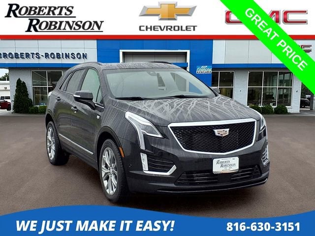 Stellar Black Metallic 2020 Cadillac XT5 Sport AWD SUV / Crossover Four-Wheel Drive Automatic