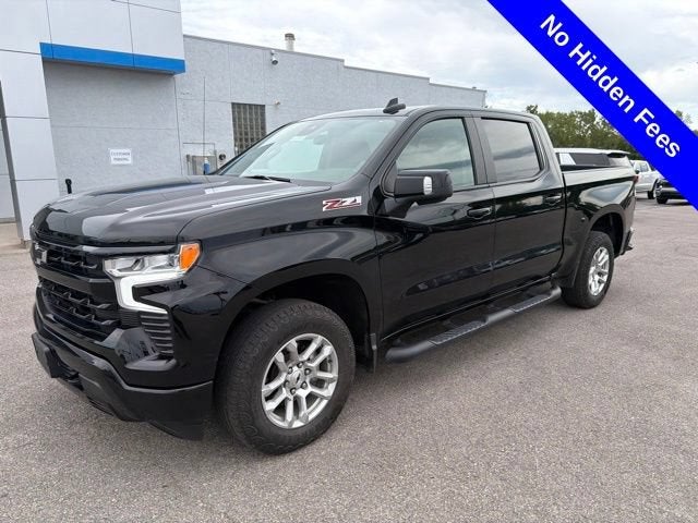 Black 2023 Chevrolet Silverado 1500 Pickup Truck Four-Wheel Drive Automatic