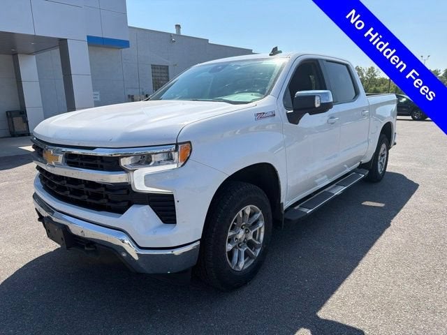 Summit White 2025 Chevrolet Silverado 1500 Pickup Truck Four-Wheel Drive Automatic