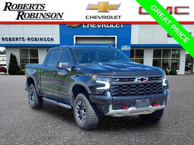 Black 2025 Chevrolet Silverado 1500 Pickup Truck Four-Wheel Drive Automatic