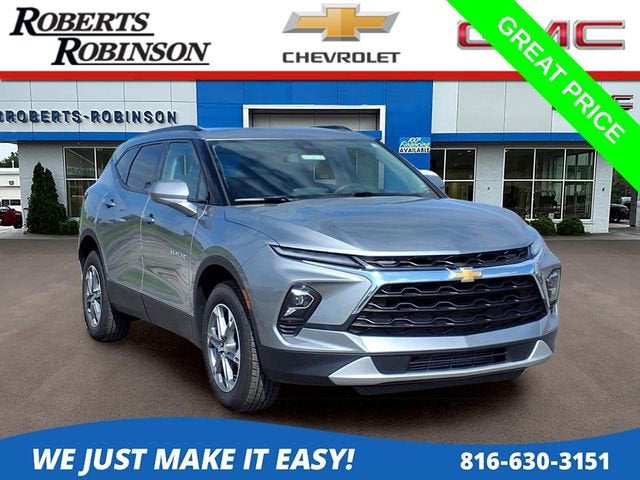 Sterling Gray Metallic 2024 Chevrolet Blazer 2LT FWD SUV / Crossover Front-Wheel Drive Automatic