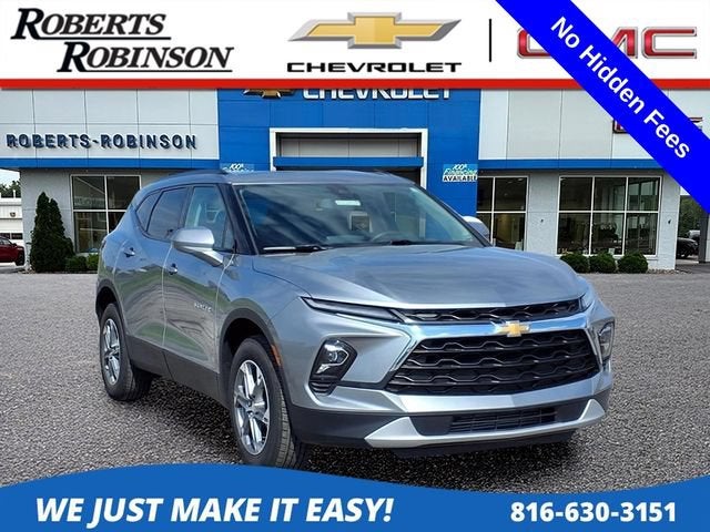 Sterling Gray Metallic 2024 Chevrolet Blazer SUV / Crossover Front-Wheel Drive Automatic