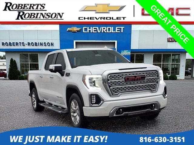 White Frost Tricoat 2021 GMC Sierra 1500 Pickup Truck Four-Wheel Drive Automatic