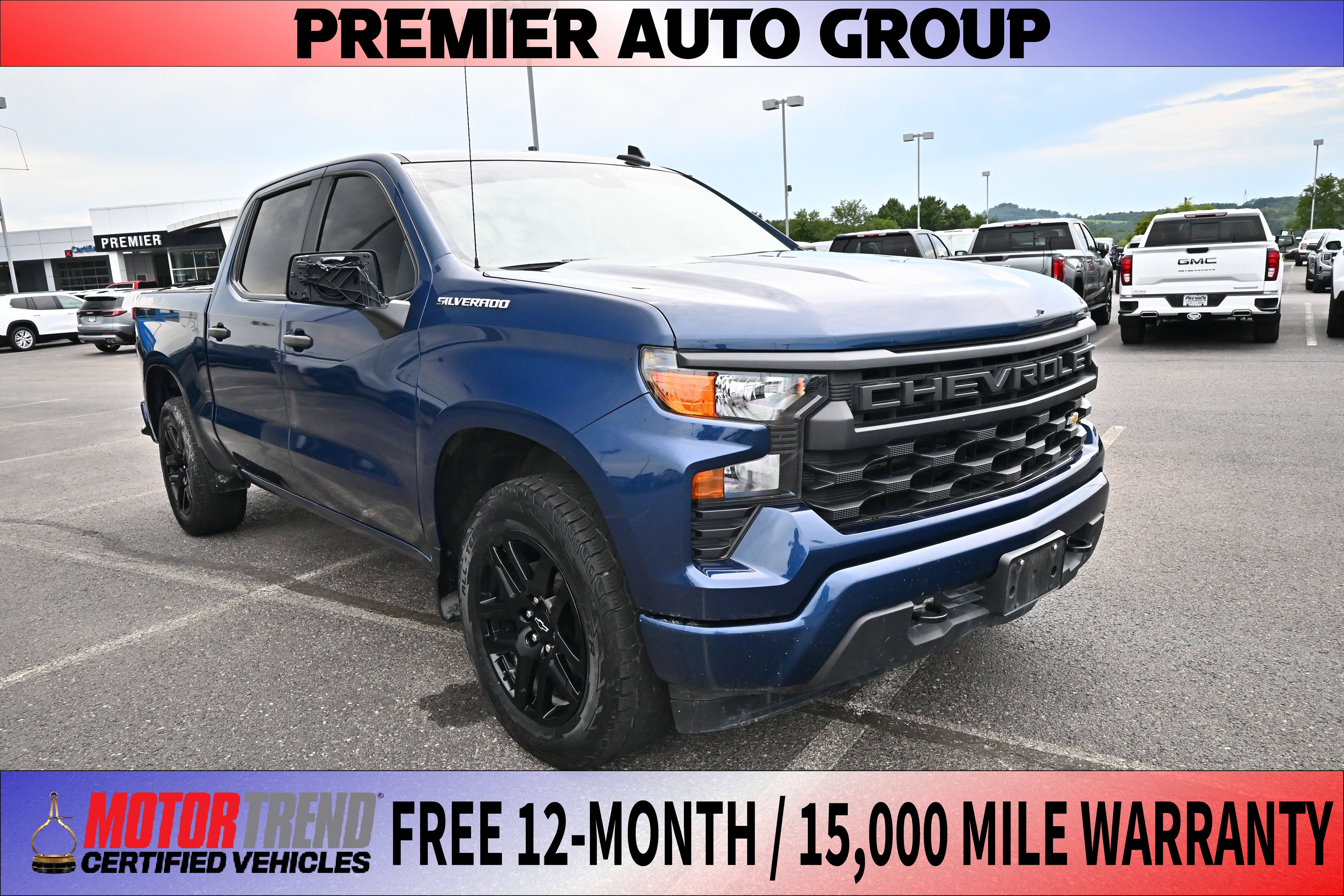Northsky Blue Metallic 2023 Chevrolet Silverado 1500 Pickup Truck Four-Wheel Drive Automatic