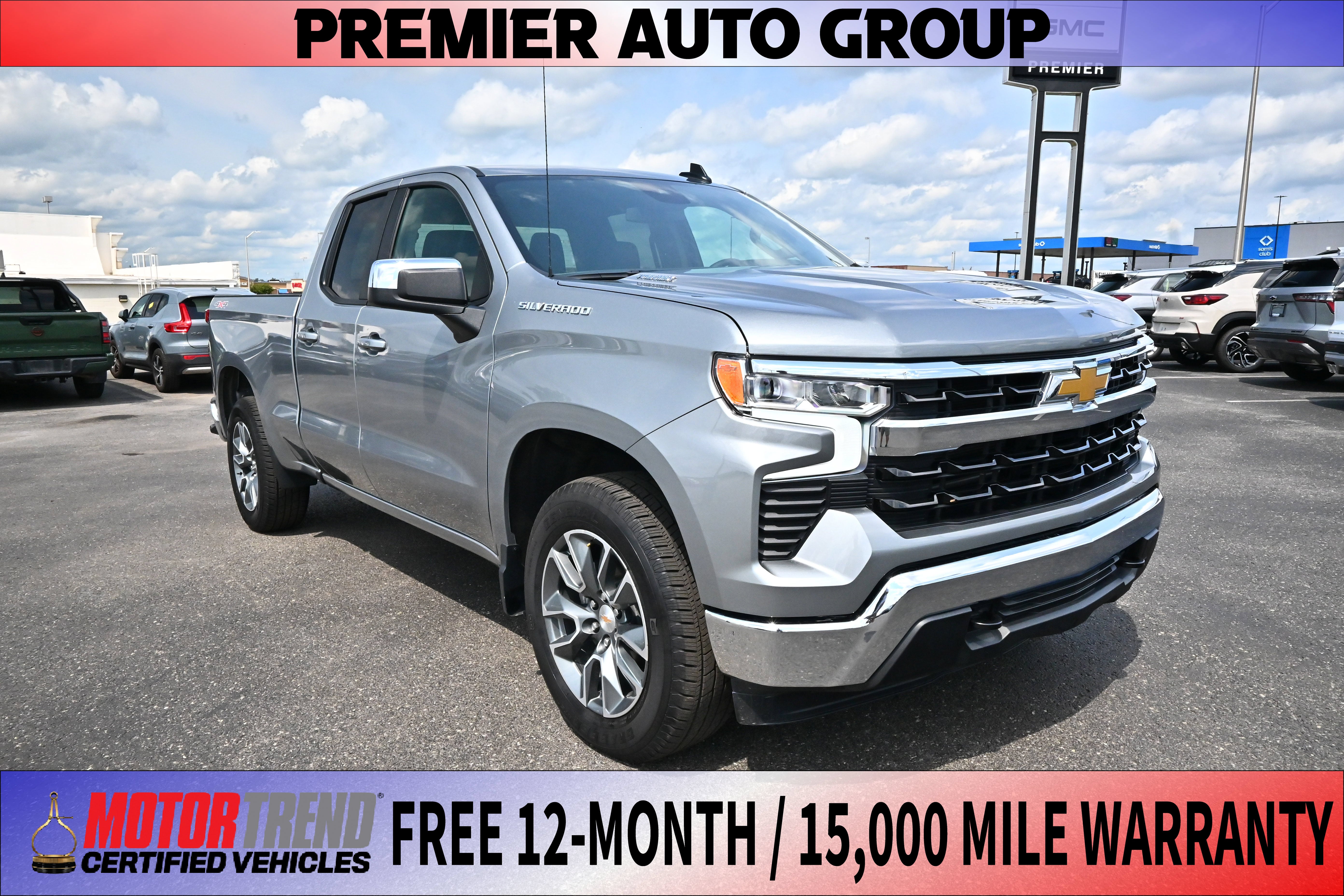 Sterling Gray Metallic 2026 Chevrolet Silverado 1500 Pickup Truck Four-Wheel Drive Automatic