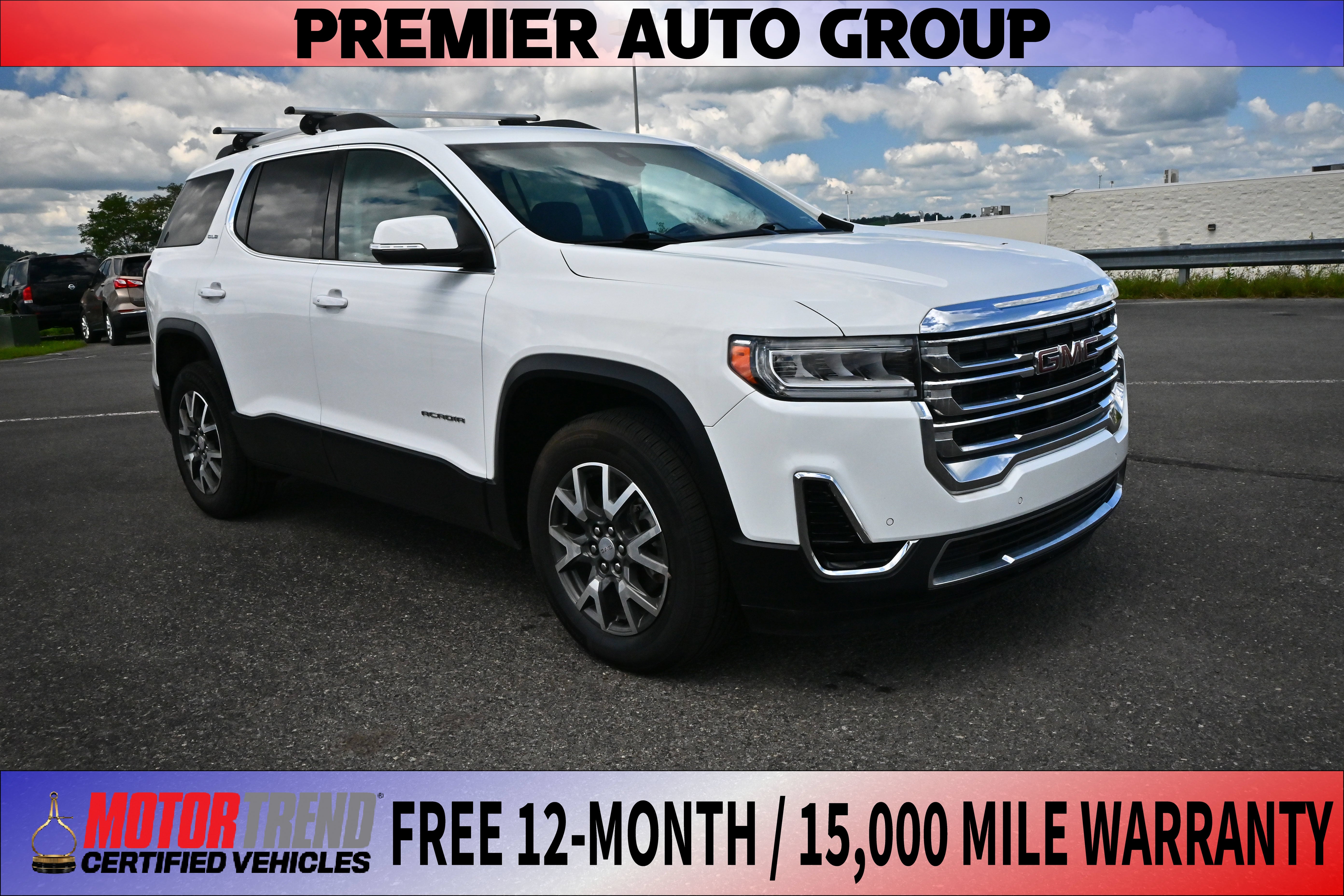Summit White 2022 GMC Acadia SUV / Crossover Four-Wheel Drive Automatic