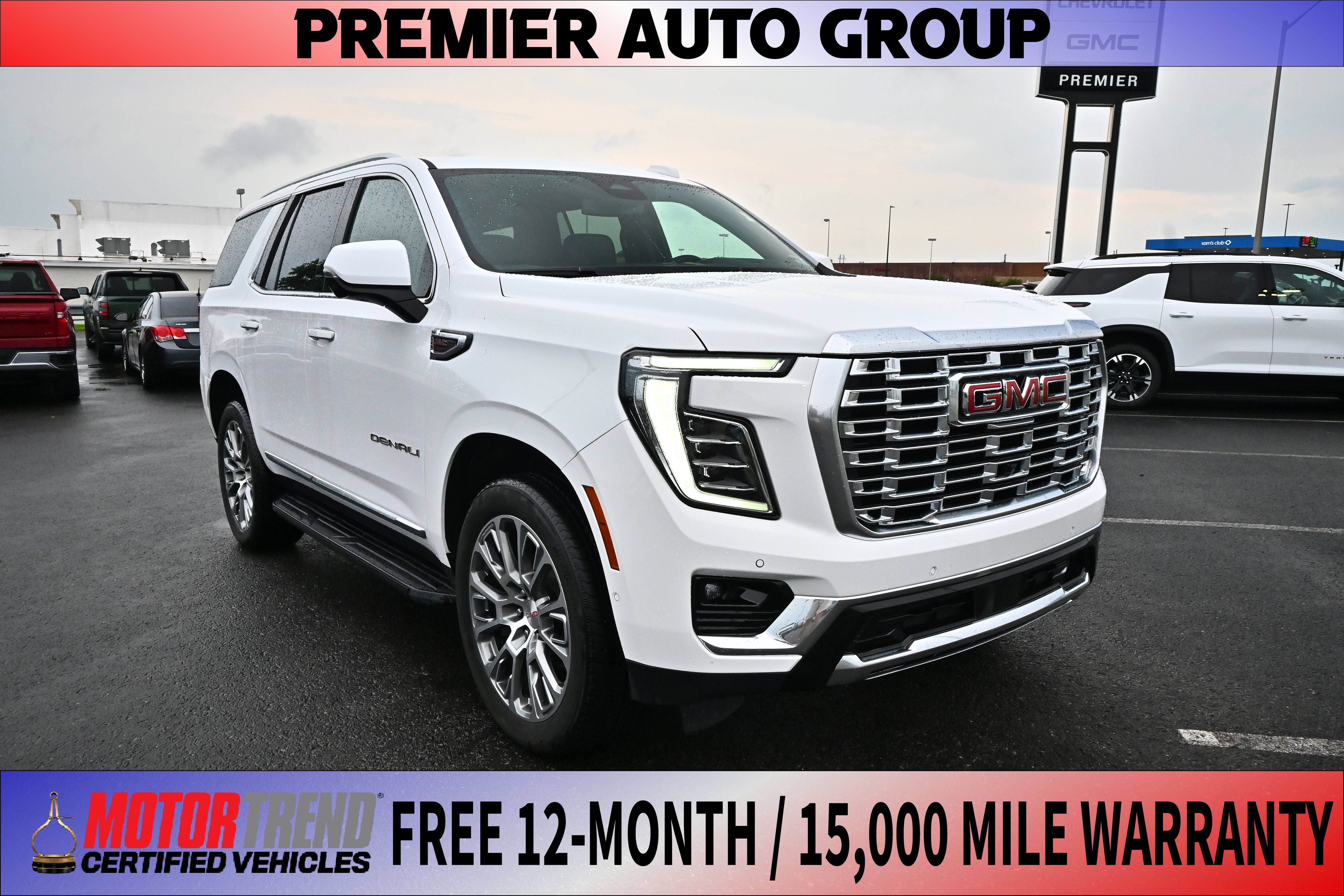 Summit White 2025 GMC Yukon SUV / Crossover Four-Wheel Drive Automatic