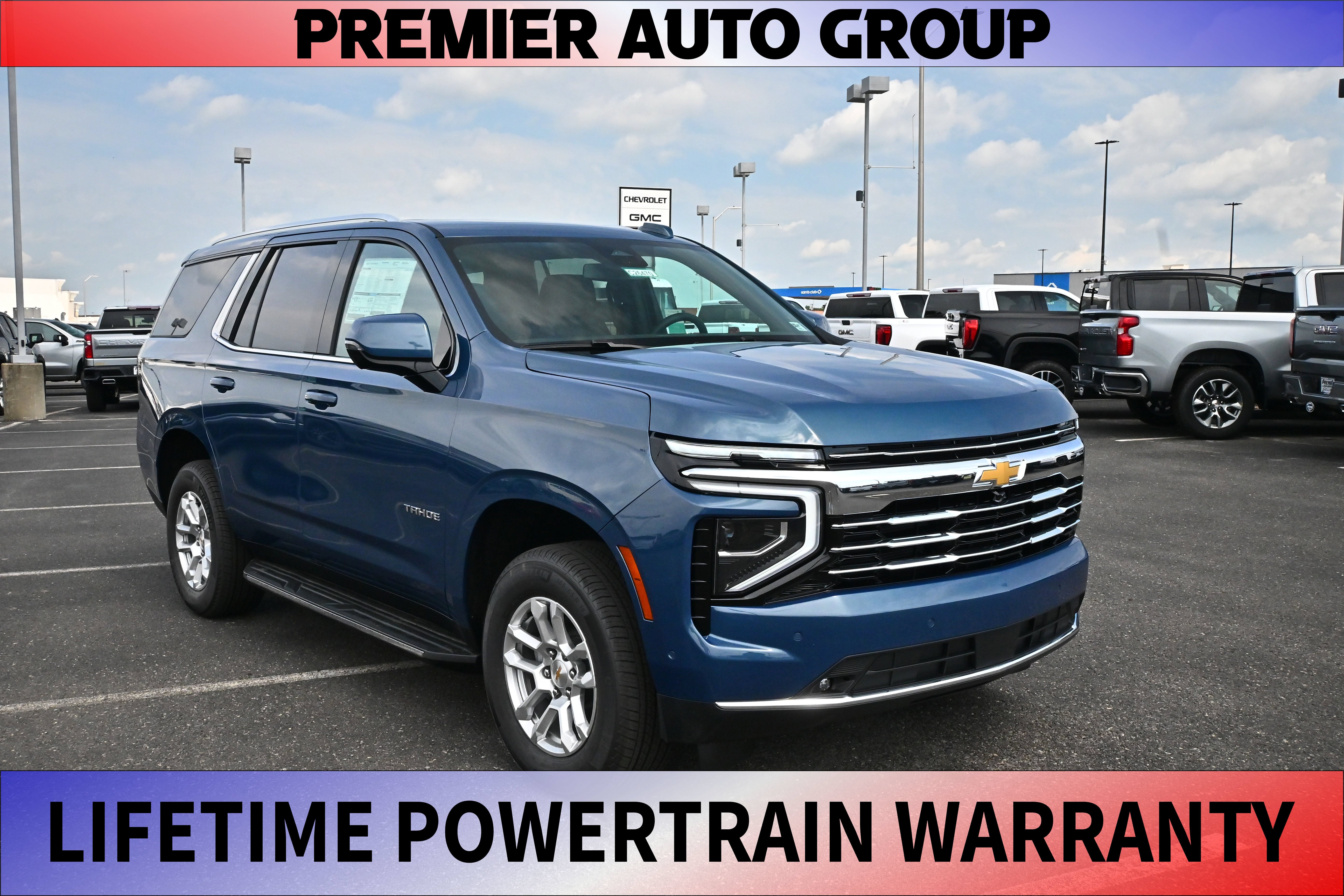Lakeshore Blue Metallic 2026 Chevrolet Tahoe SUV / Crossover Four-Wheel Drive Automatic