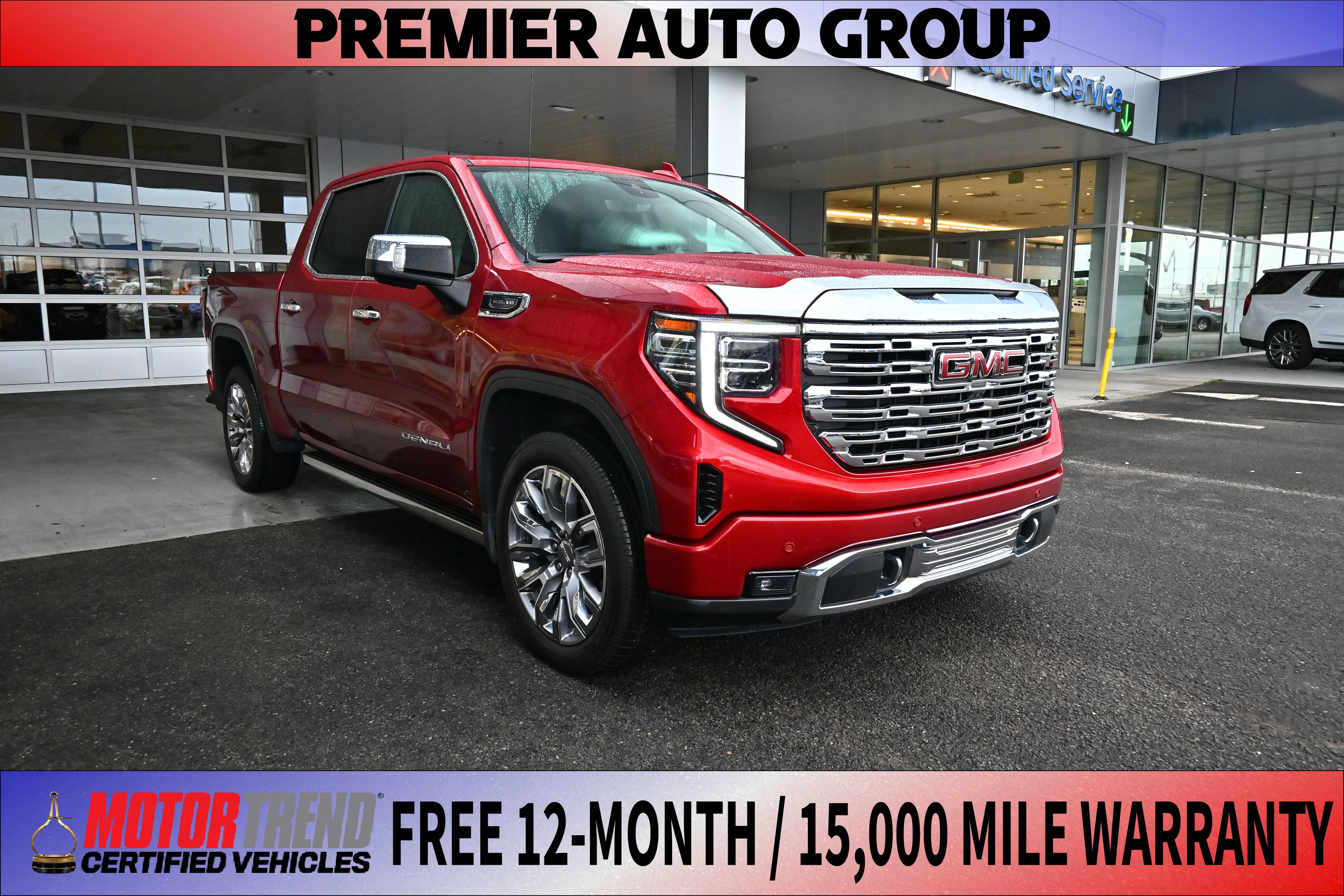 Volcanic Red Tintcoat 2024 GMC Sierra 1500 Pickup Truck Four-Wheel Drive Automatic
