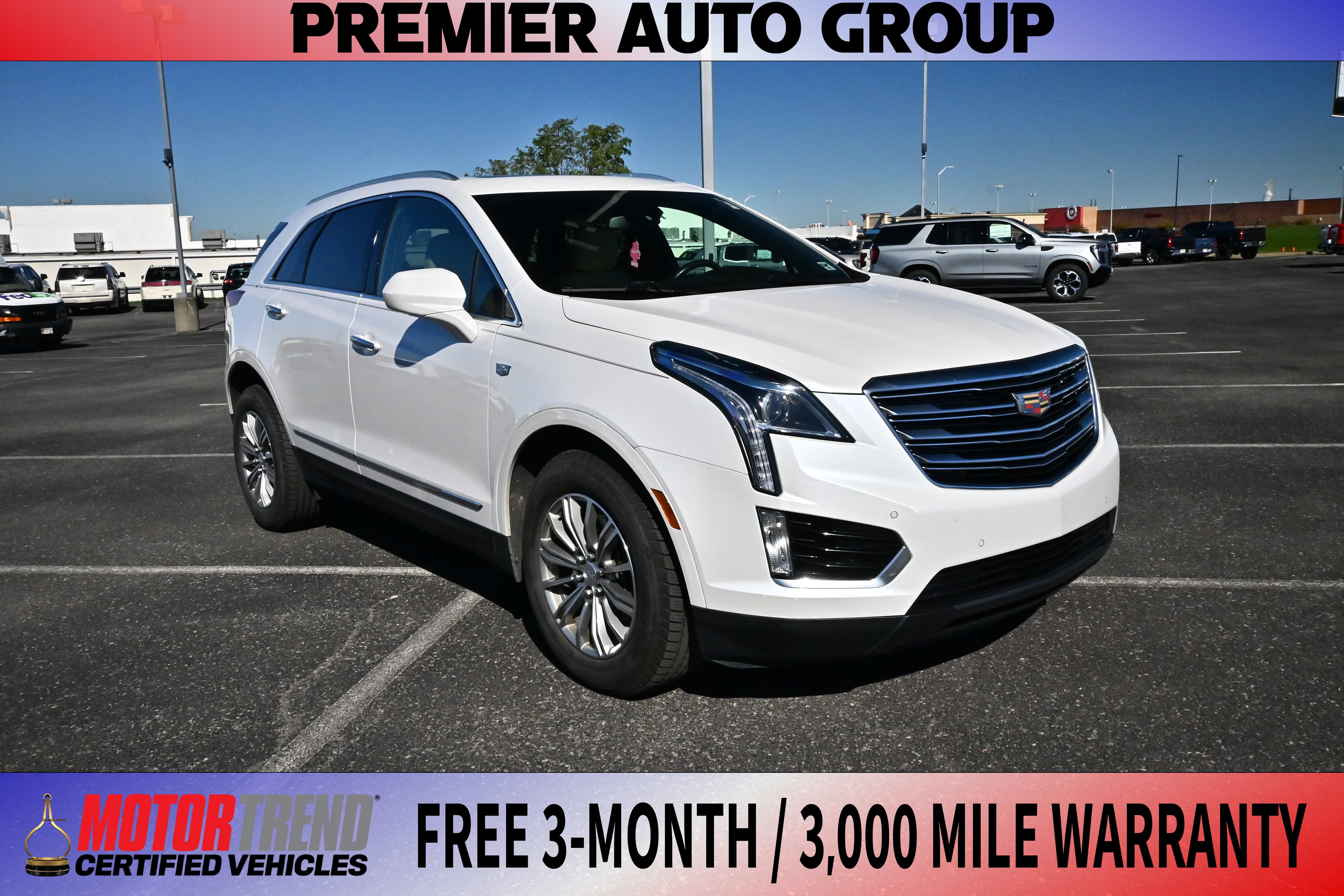 Crystal White Tricoat 2019 Cadillac XT5 SUV / Crossover Four-Wheel Drive Automatic