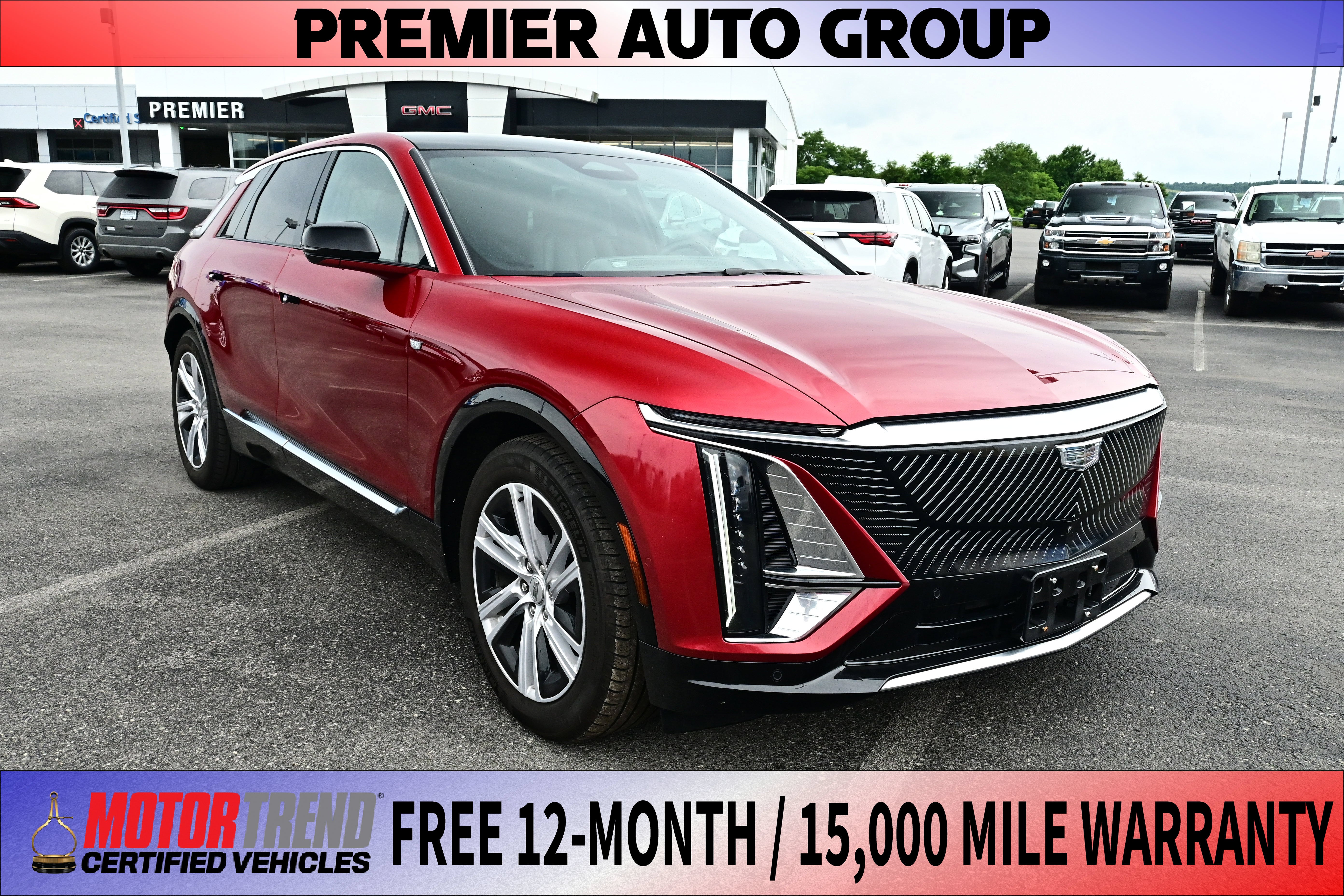 Radiant Red Tintcoat 2024 Cadillac LYRIQ SUV / Crossover All-Wheel Drive Automatic