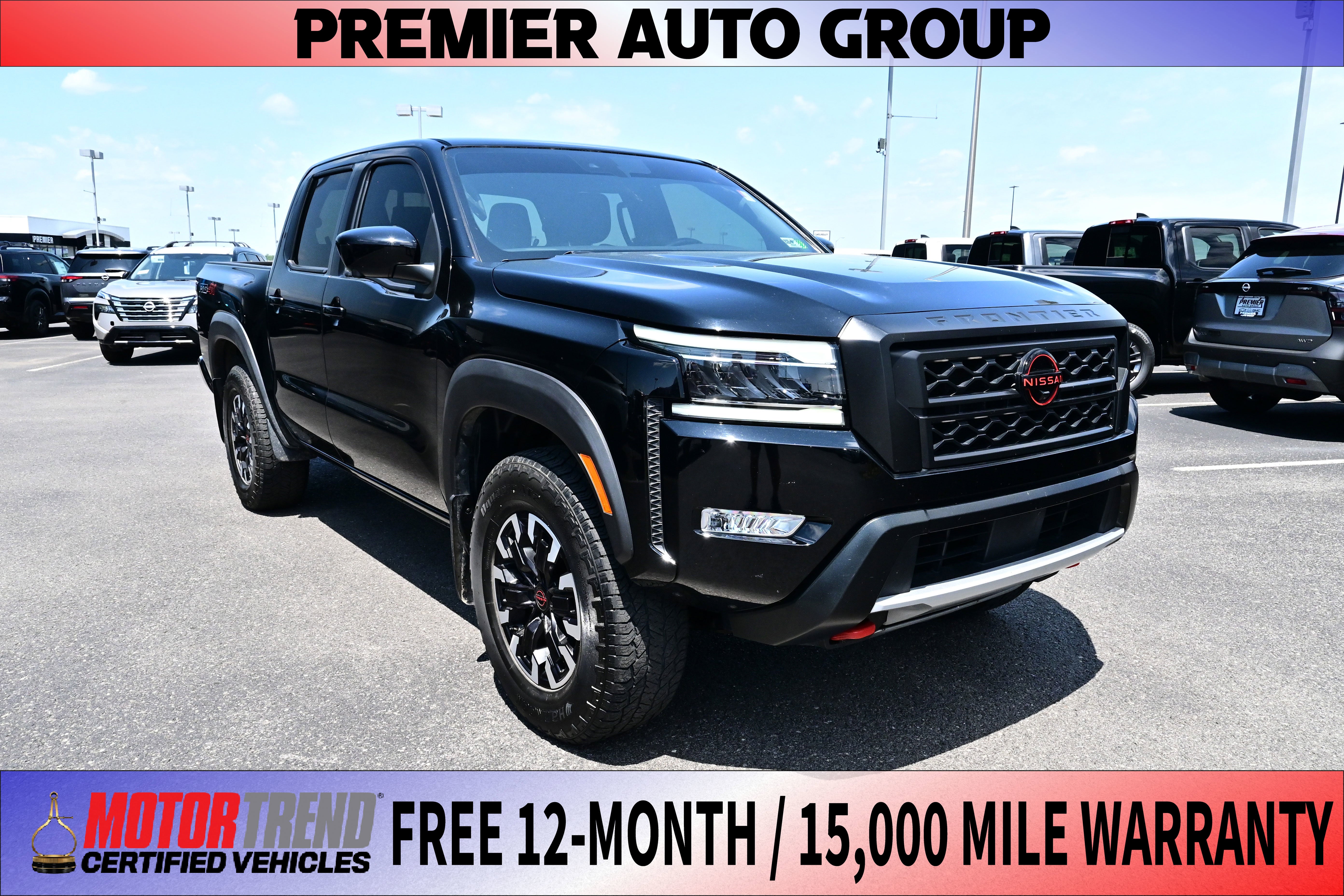  2023 Nissan Frontier PRO-4X Crew Cab 4WD Pickup Truck Four-Wheel Drive Automatic