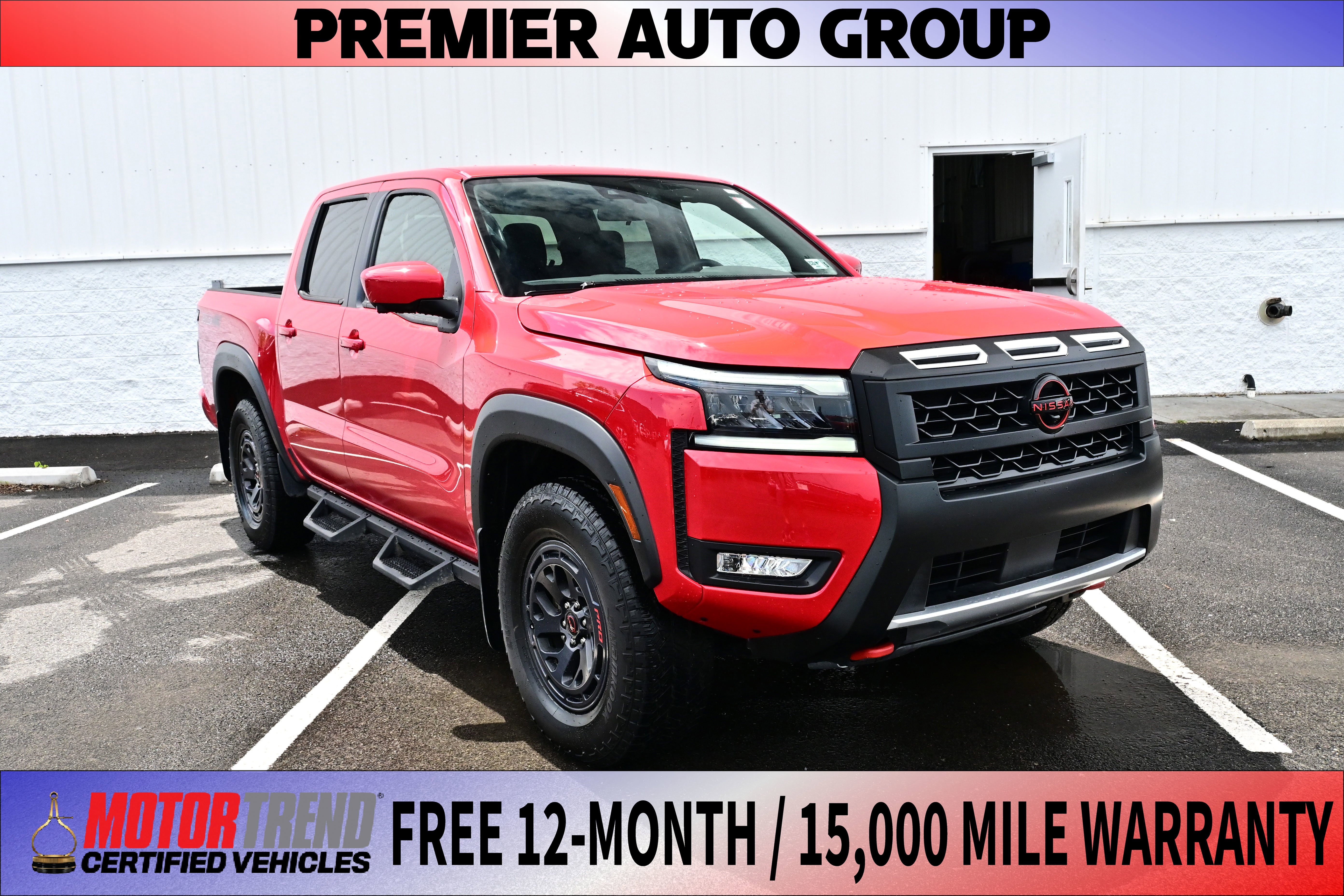 A20/Red Alert 2026 Nissan Frontier Pickup Truck Four-Wheel Drive Automatic