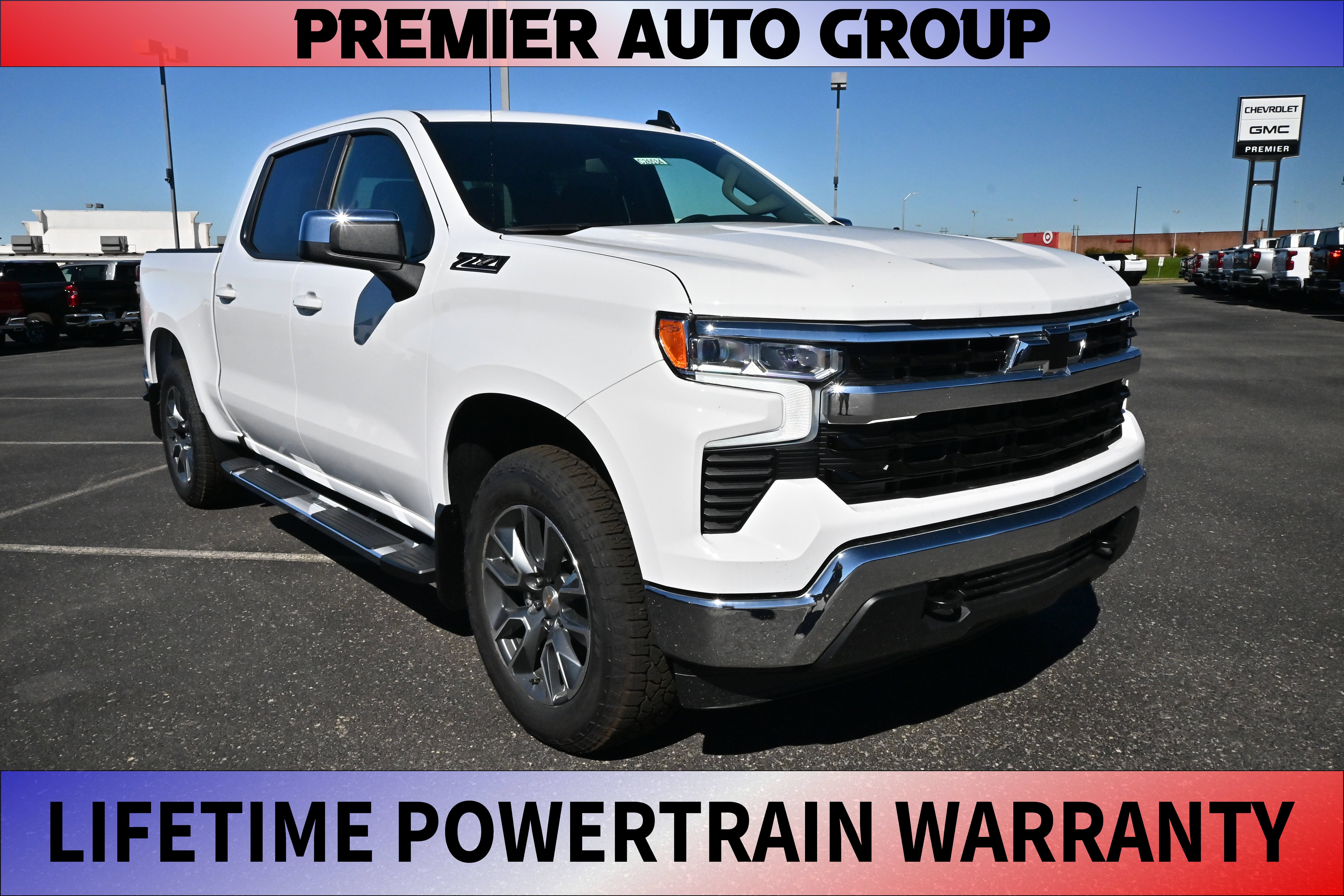 Summit White 2026 Chevrolet Silverado 1500 Pickup Truck Four-Wheel Drive Automatic