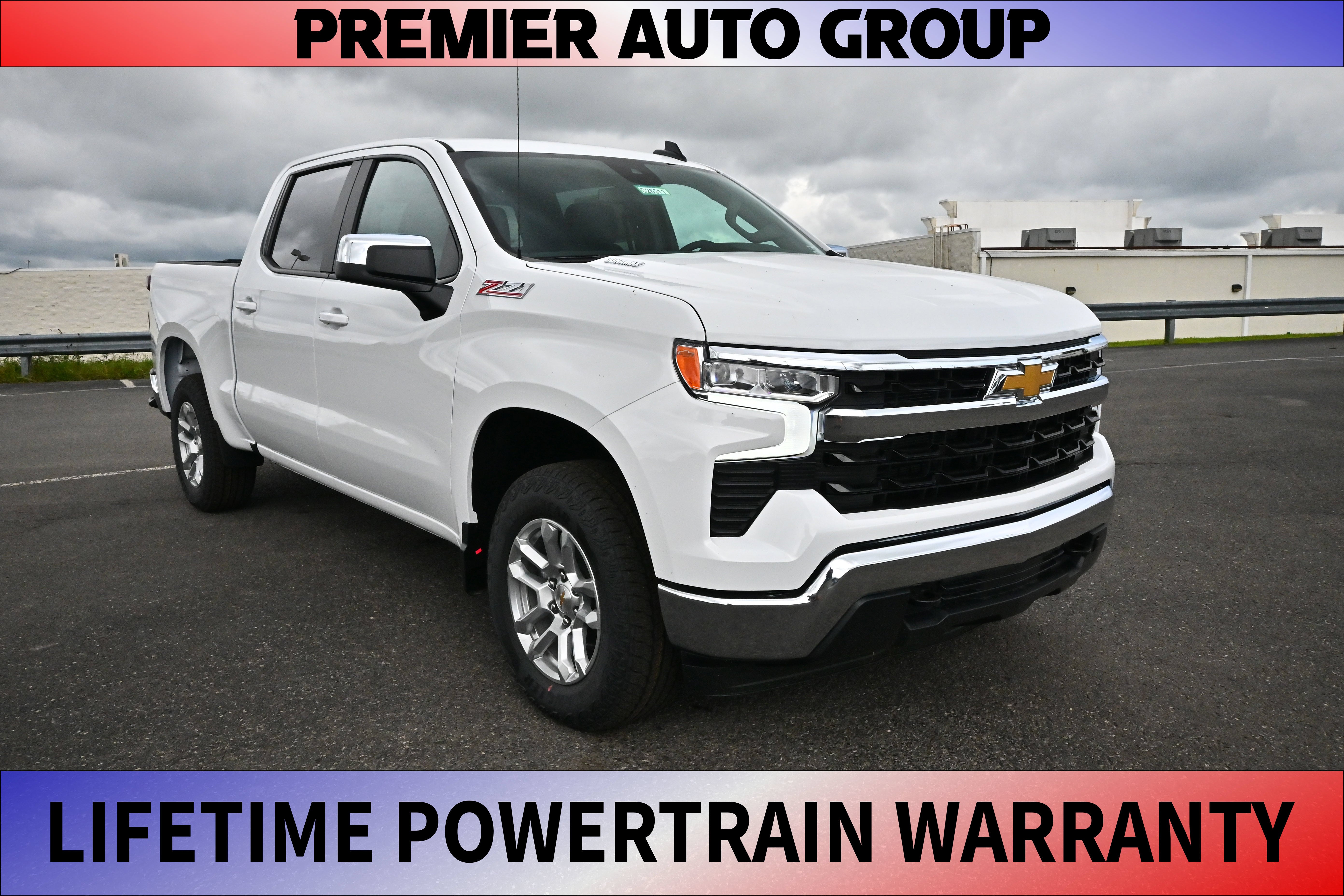 Summit White 2026 Chevrolet Silverado 1500 Pickup Truck Four-Wheel Drive Automatic