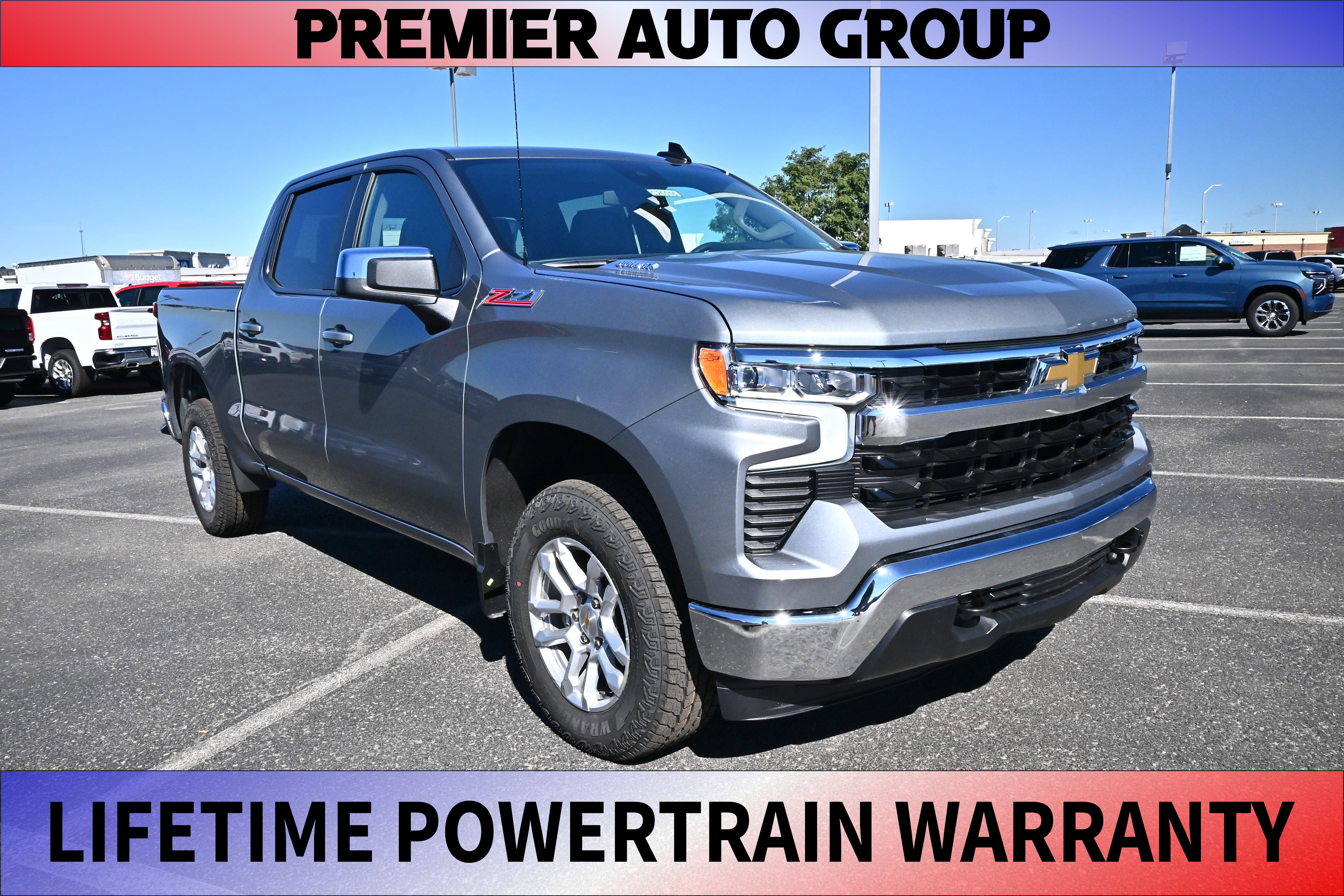 Sterling Gray Metallic 2026 Chevrolet Silverado 1500 Pickup Truck Four-Wheel Drive Automatic