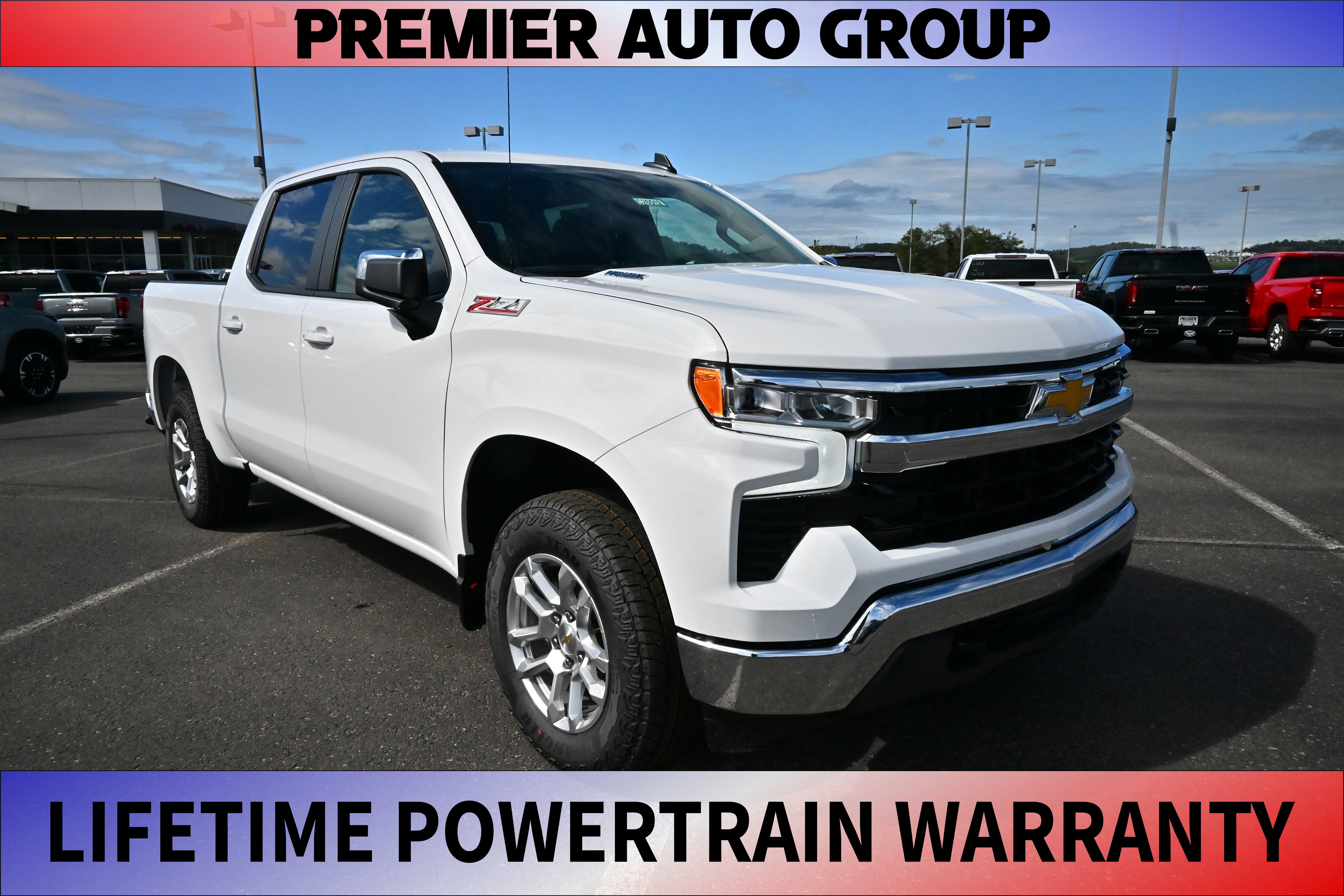 Summit White 2026 Chevrolet Silverado 1500 Pickup Truck Four-Wheel Drive Automatic