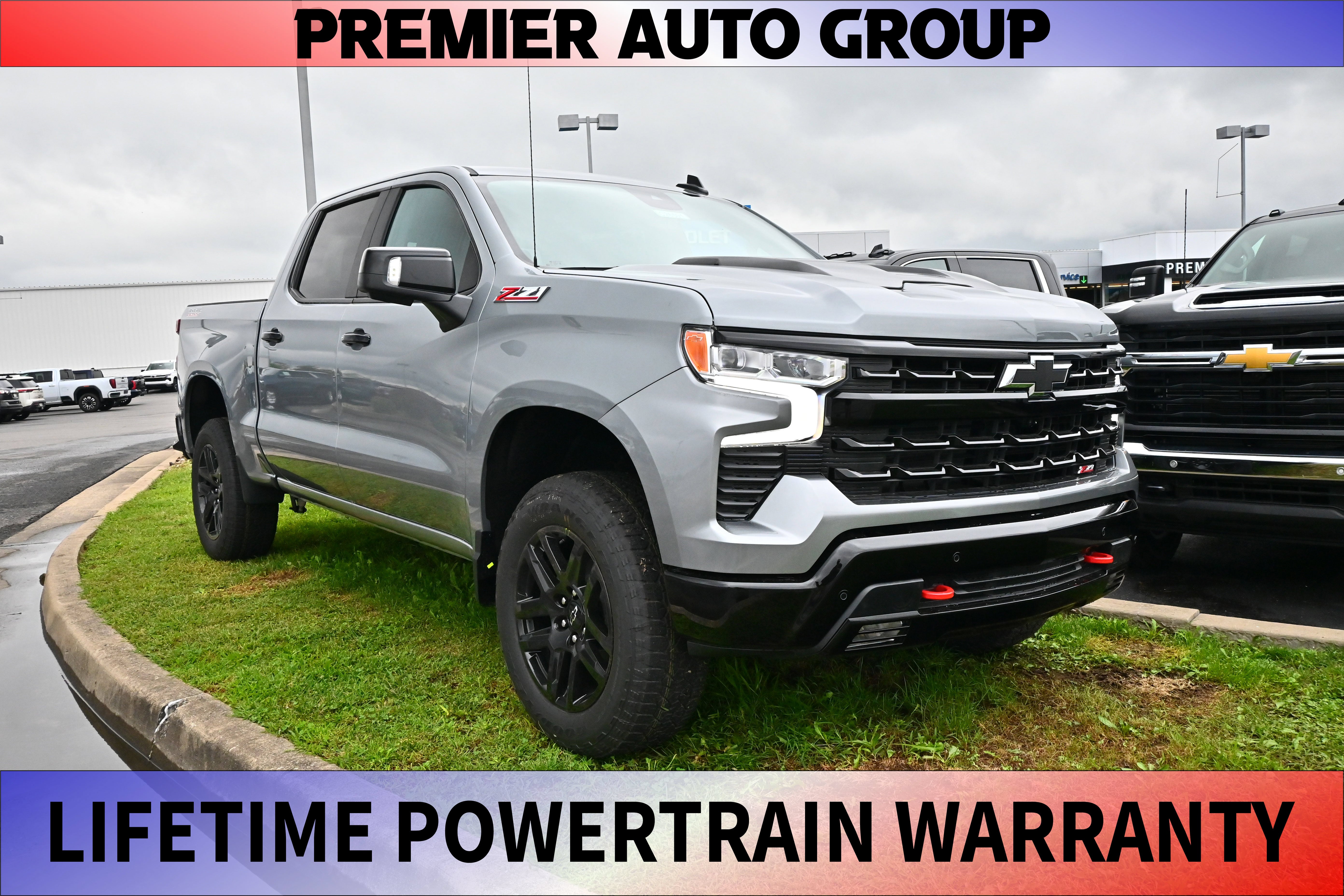 Sterling Gray Metallic 2026 Chevrolet Silverado 1500 Pickup Truck Four-Wheel Drive Automatic