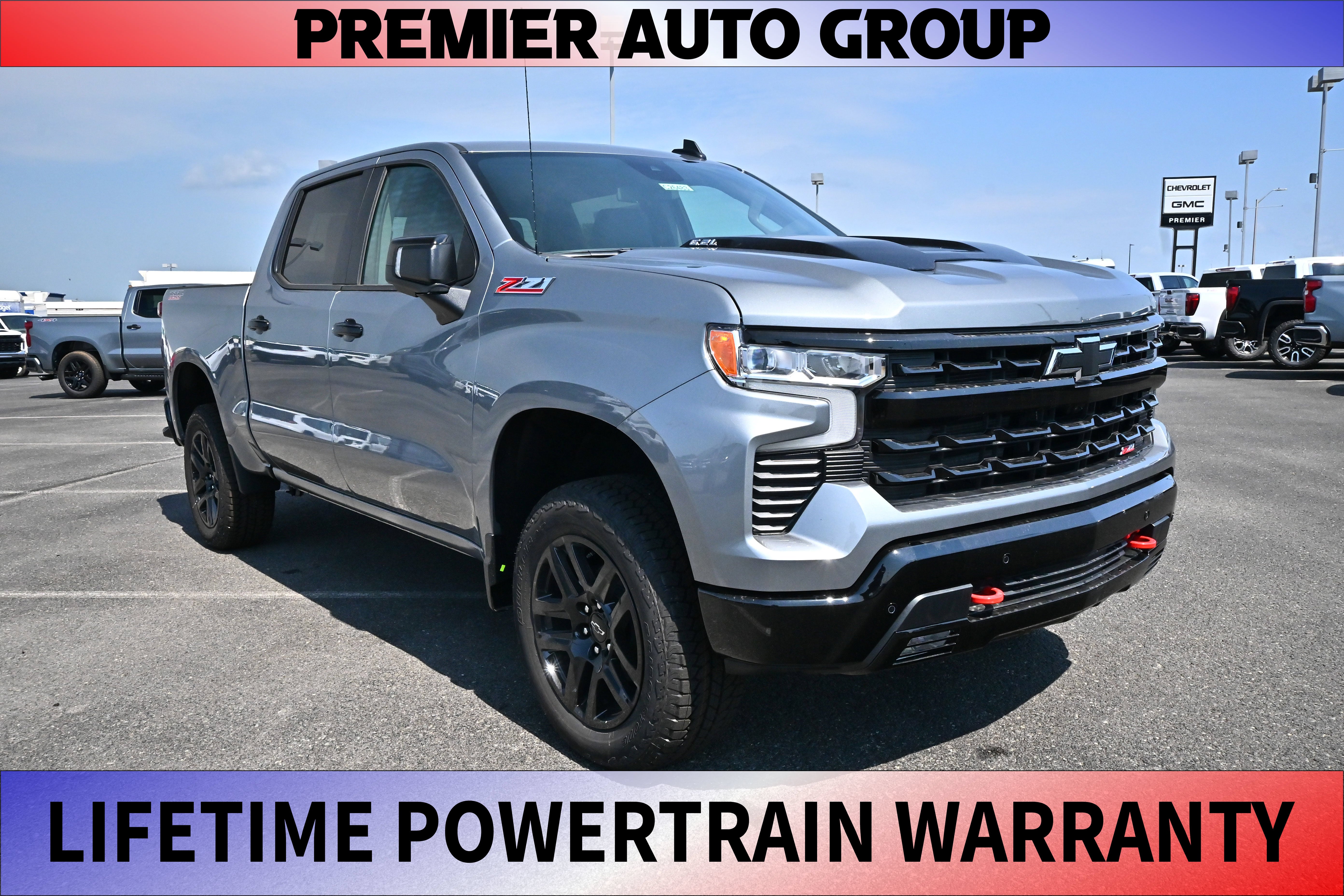 Sterling Gray Metallic 2026 Chevrolet Silverado 1500 Pickup Truck Four-Wheel Drive Automatic