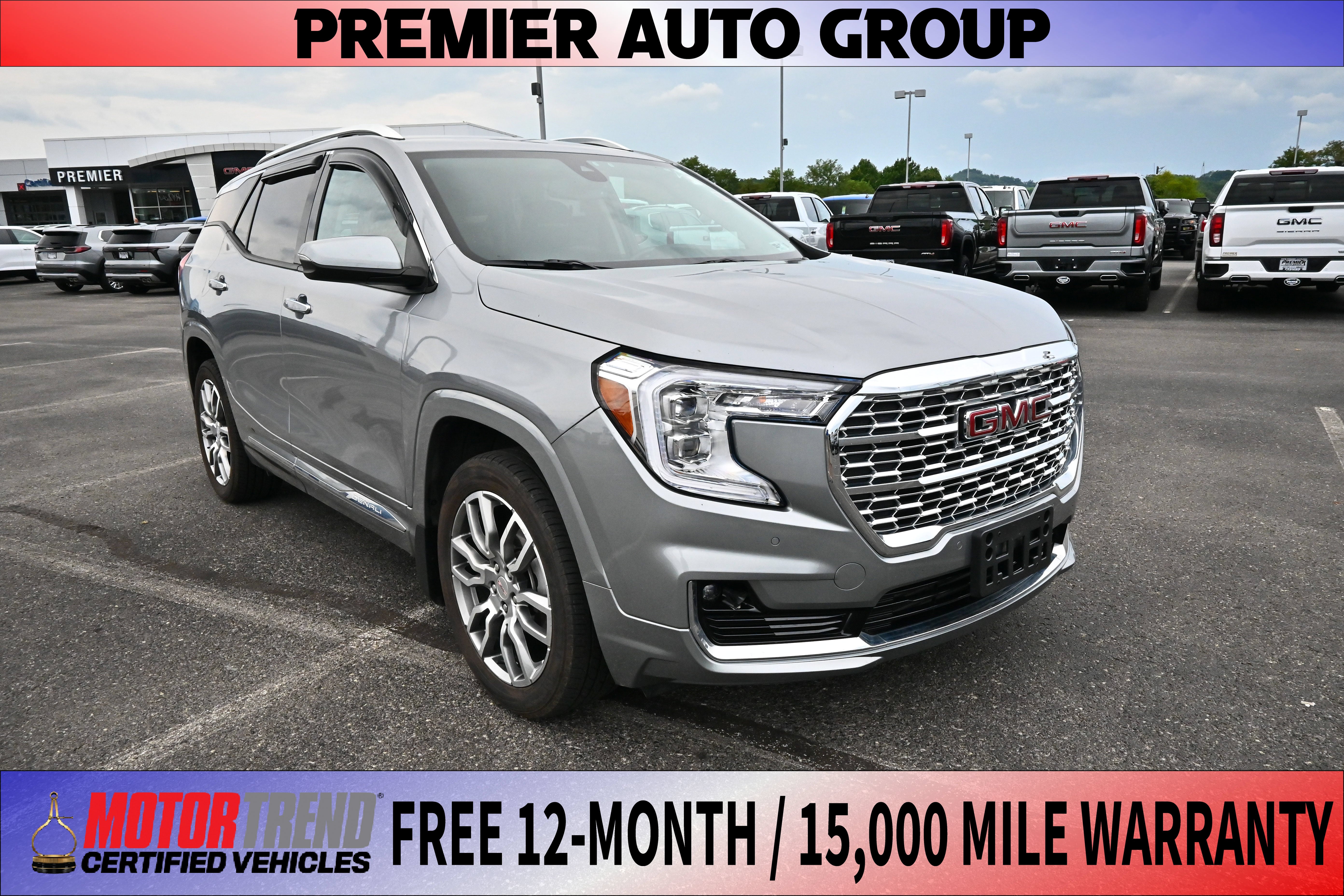 Sterling Metallic 2023 GMC Terrain SUV / Crossover All-Wheel Drive Automatic