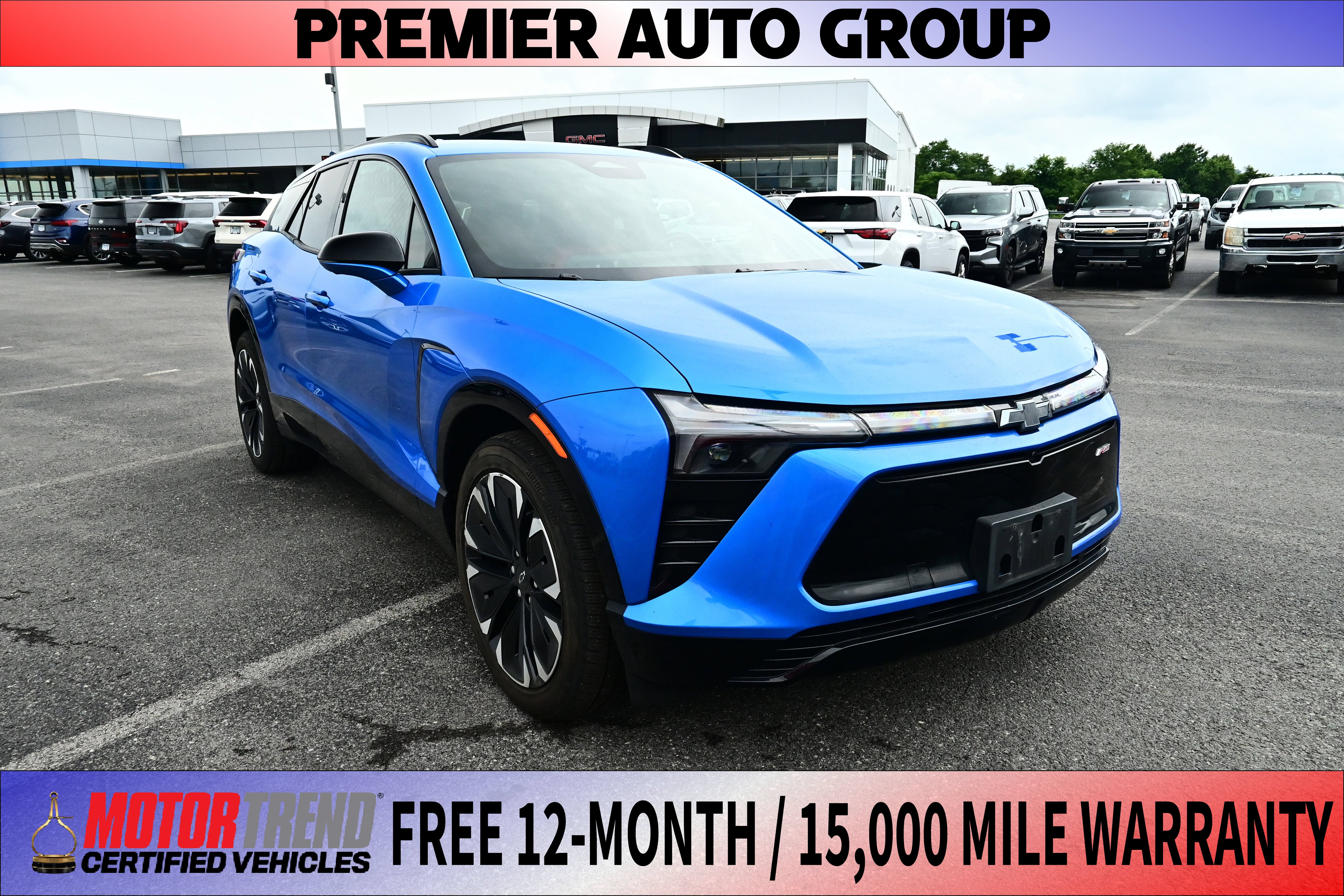 Riptide Blue Metallic 2024 Chevrolet Blazer EV SUV / Crossover All-Wheel Drive Automatic