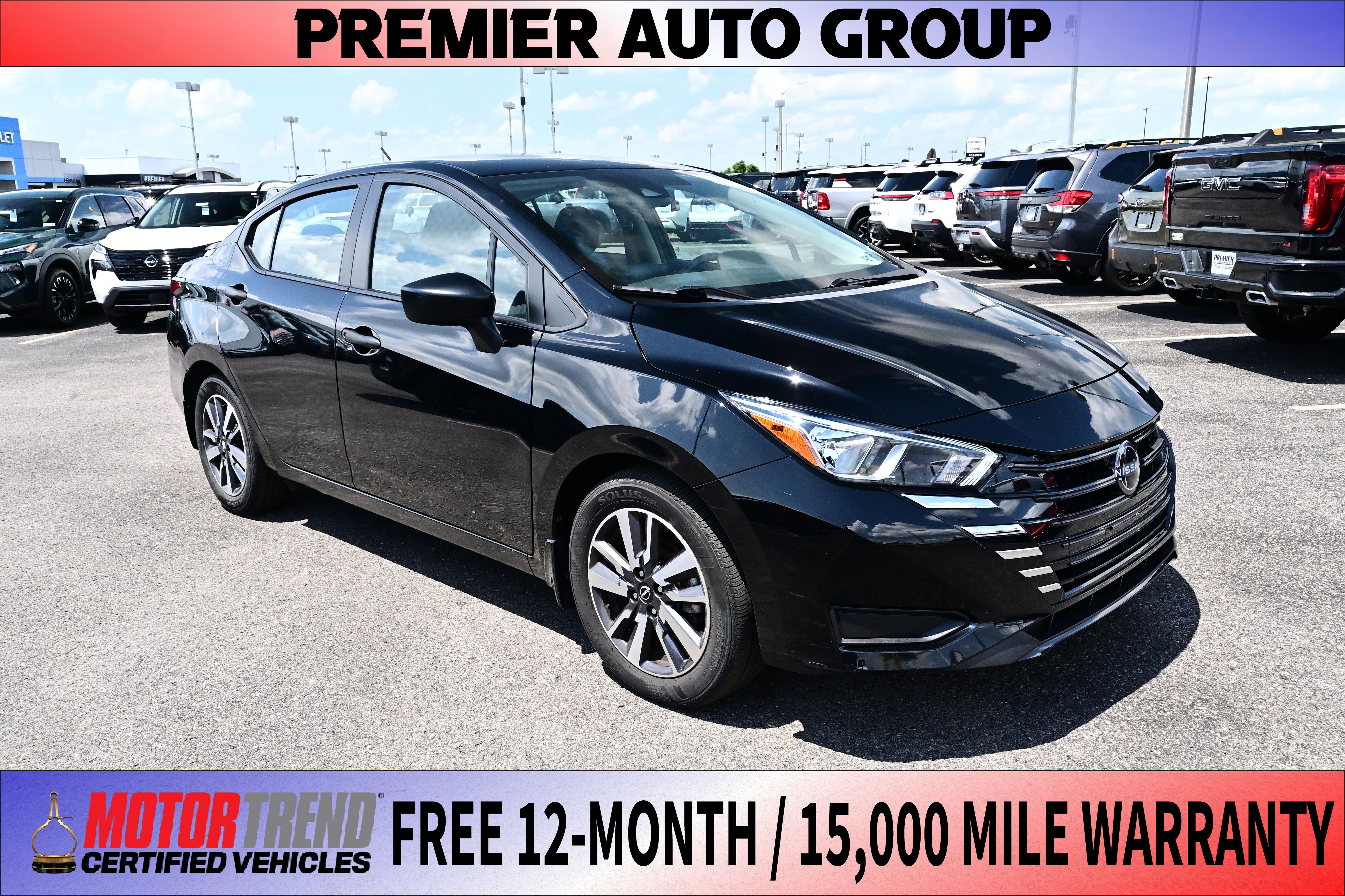 Kh3/Super Blac 2024 Nissan Versa Sedan Front-Wheel Drive Automatic