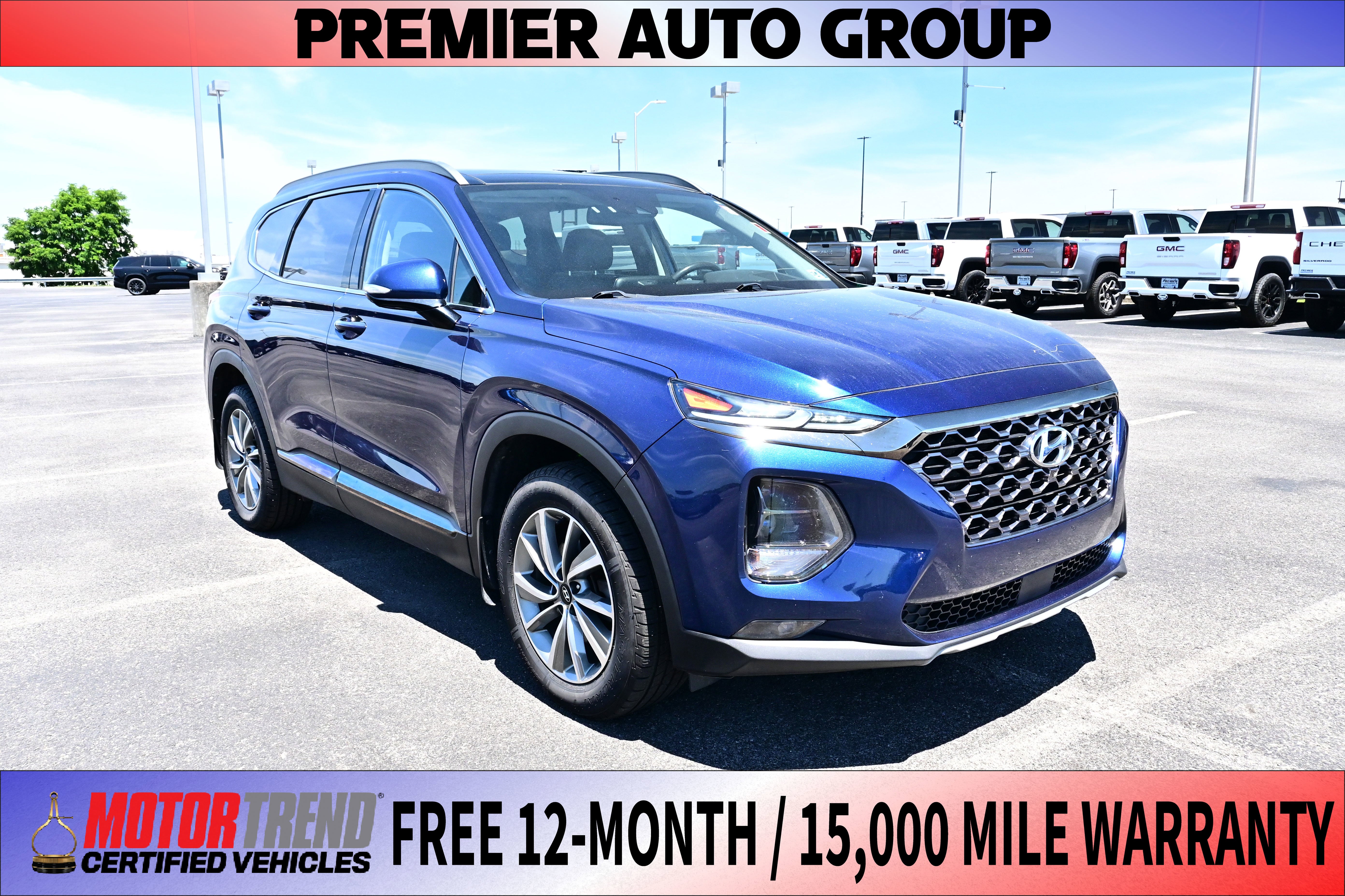 Blue (Stormy Sea) 2020 Hyundai Santa Fe SUV / Crossover All-Wheel Drive Automatic