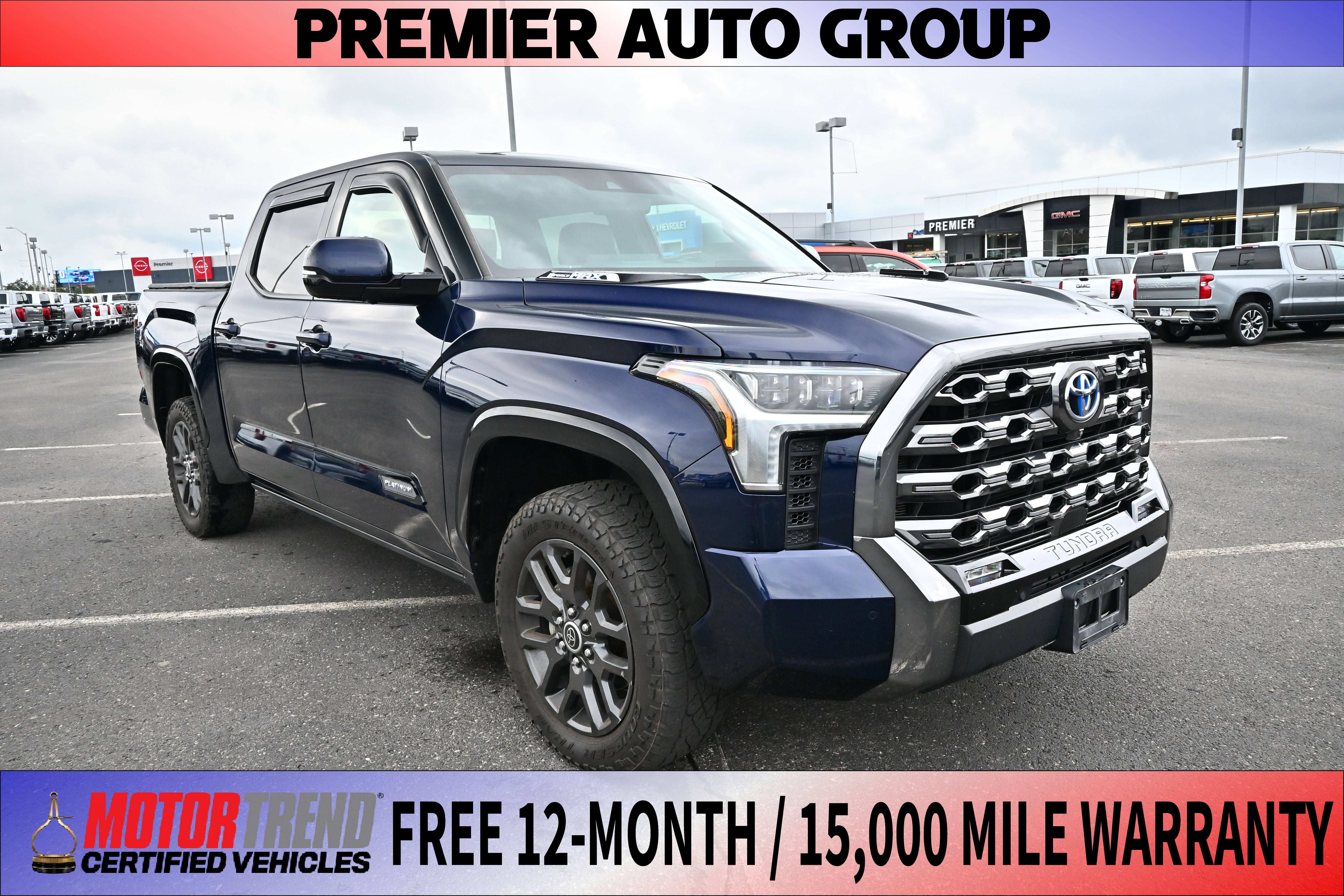  2023 Toyota Tundra Hybrid Platinum HV CrewMax Cab 4WD   