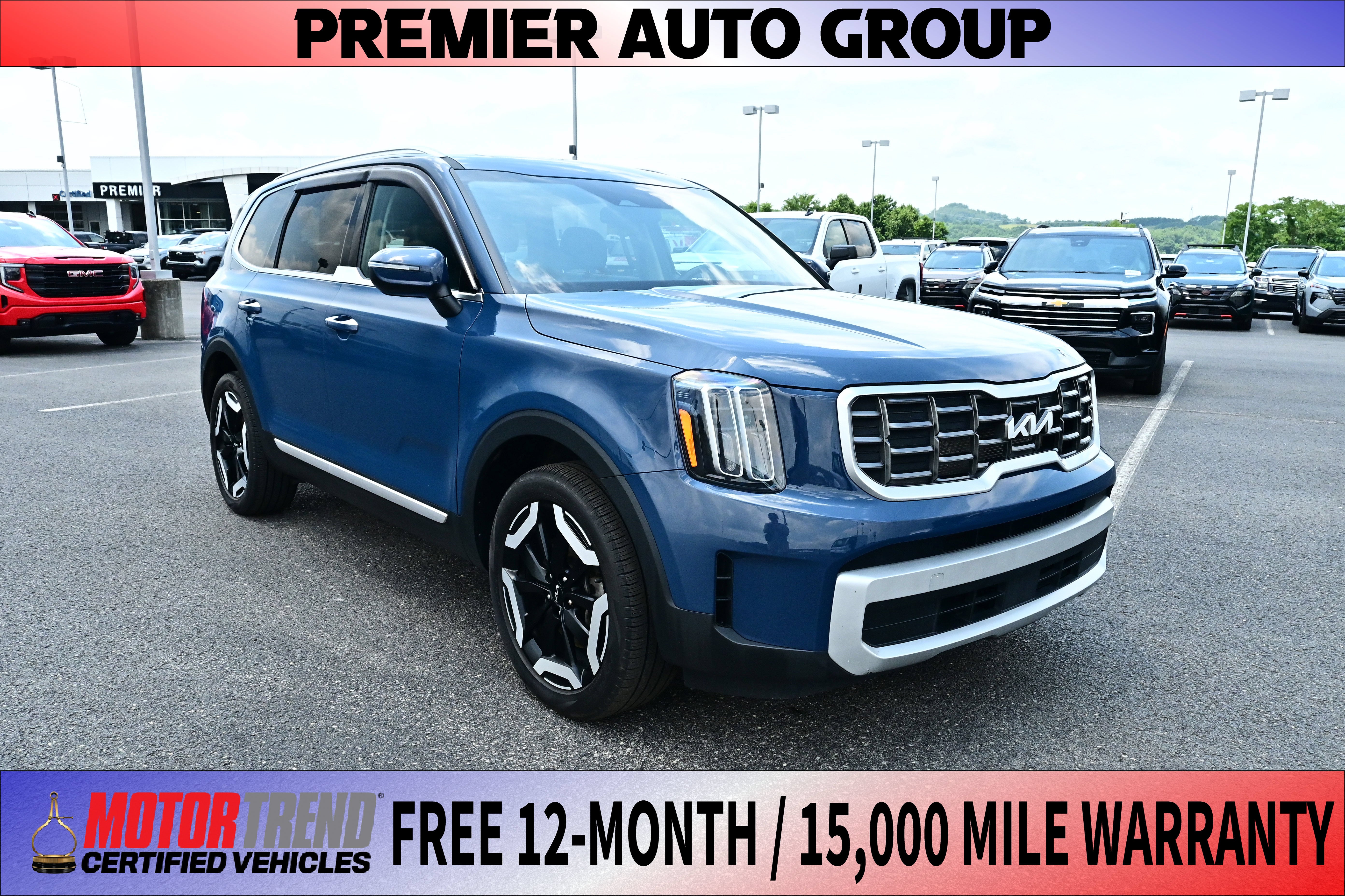 Midnight Lake Blue 2024 Kia Telluride SUV / Crossover All-Wheel Drive Automatic