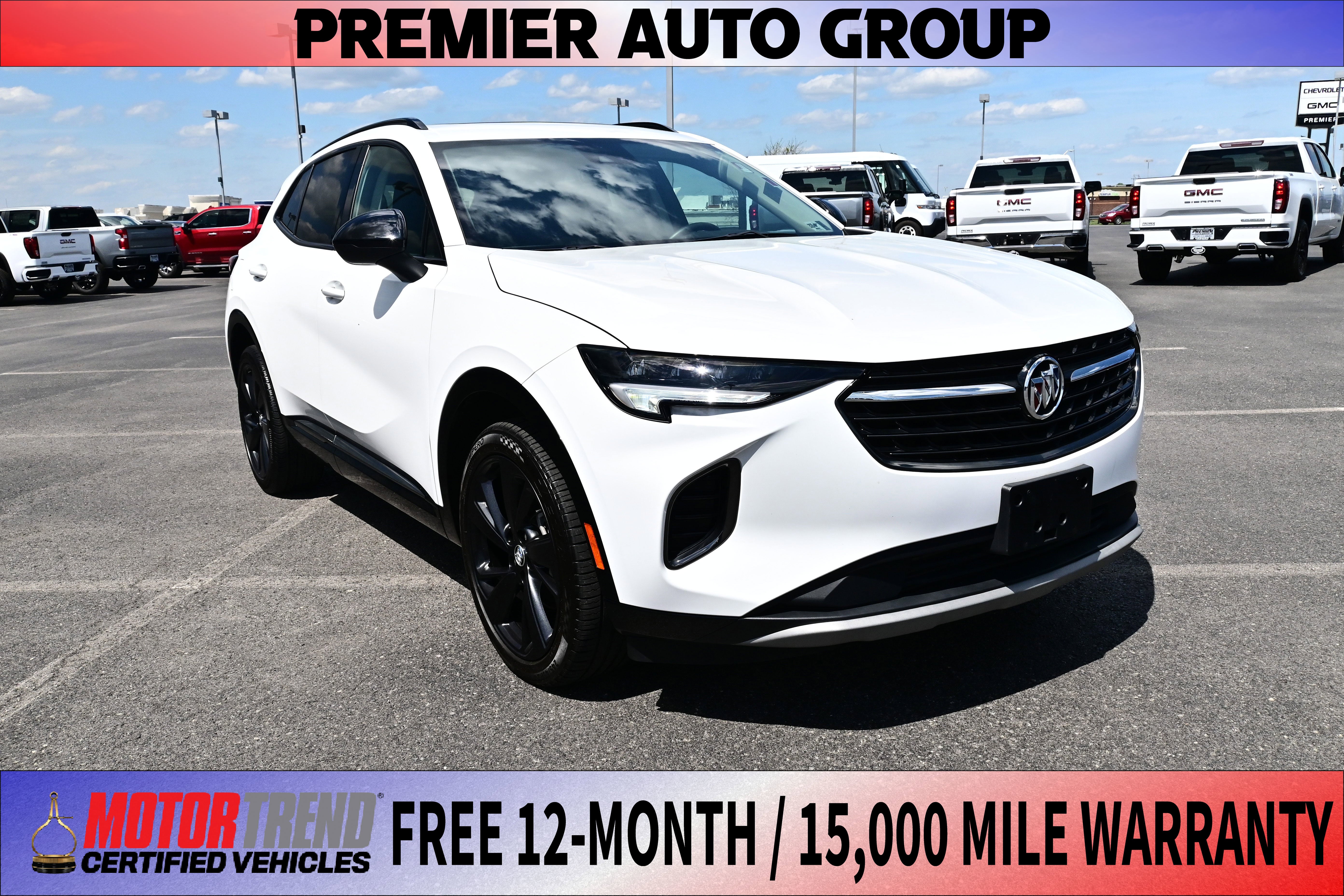 Summit White 2023 Buick Envision Preferred AWD SUV / Crossover All-Wheel Drive Automatic