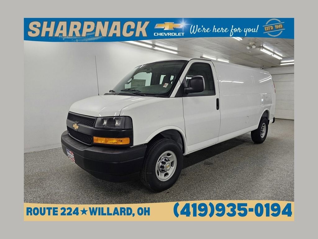 Summit White 2026 Chevrolet Express Cargo Van Rear-Wheel Drive Automatic