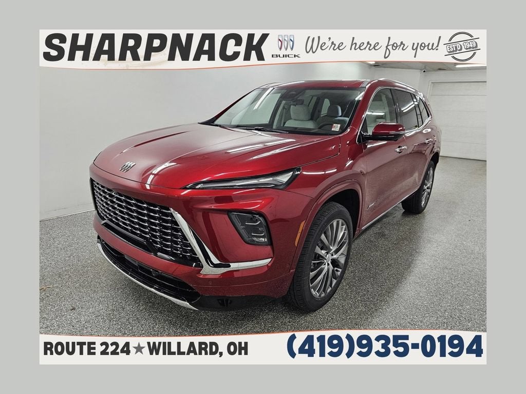 Cherry Red Tintcoat 2026 Buick Enclave SUV / Crossover Four-Wheel Drive Automatic