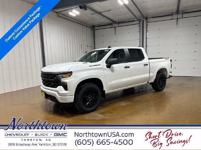 Summit White 2026 Chevrolet Silverado 1500 Pickup Truck Four-Wheel Drive Automatic